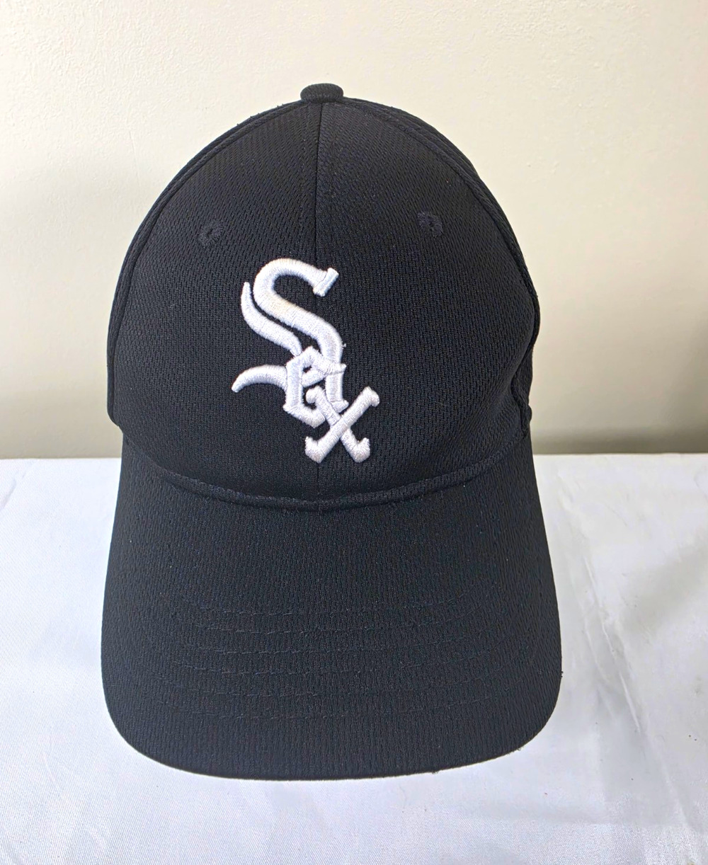 OC Sports Chicago White Sox Youth Adjustable Black/White Cap Hat MLB Official